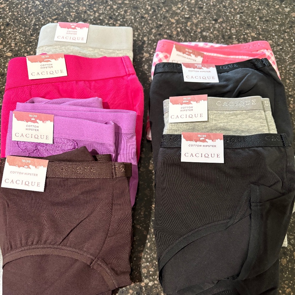 NWT Lane Bryant Cacique Cotton Hipster Underwear Size 18/20